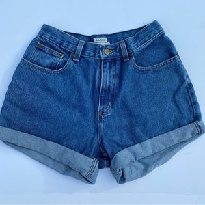 High waisted cutoff shorts